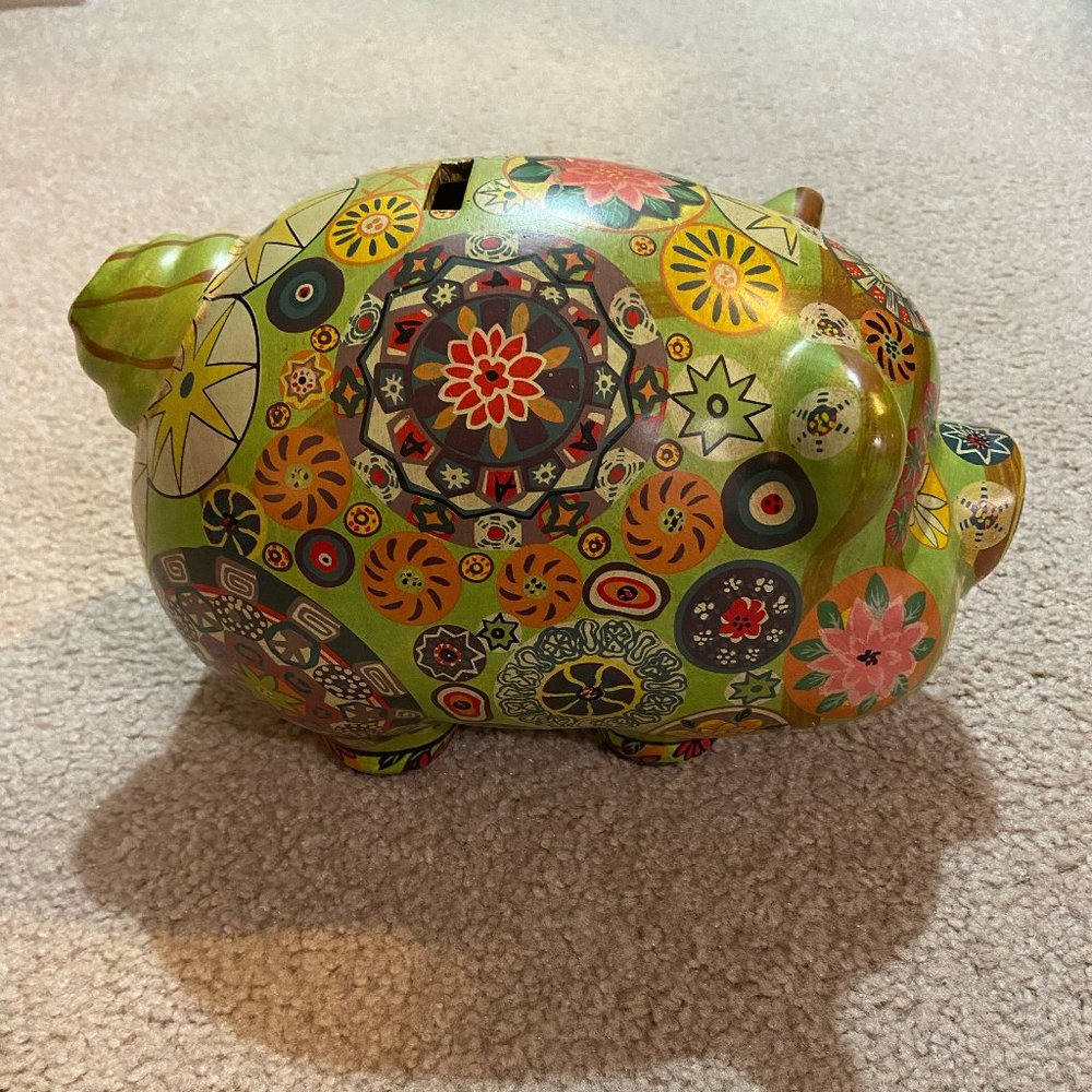 Boho piggy bank